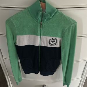 Vintage juicy couture varsity zip